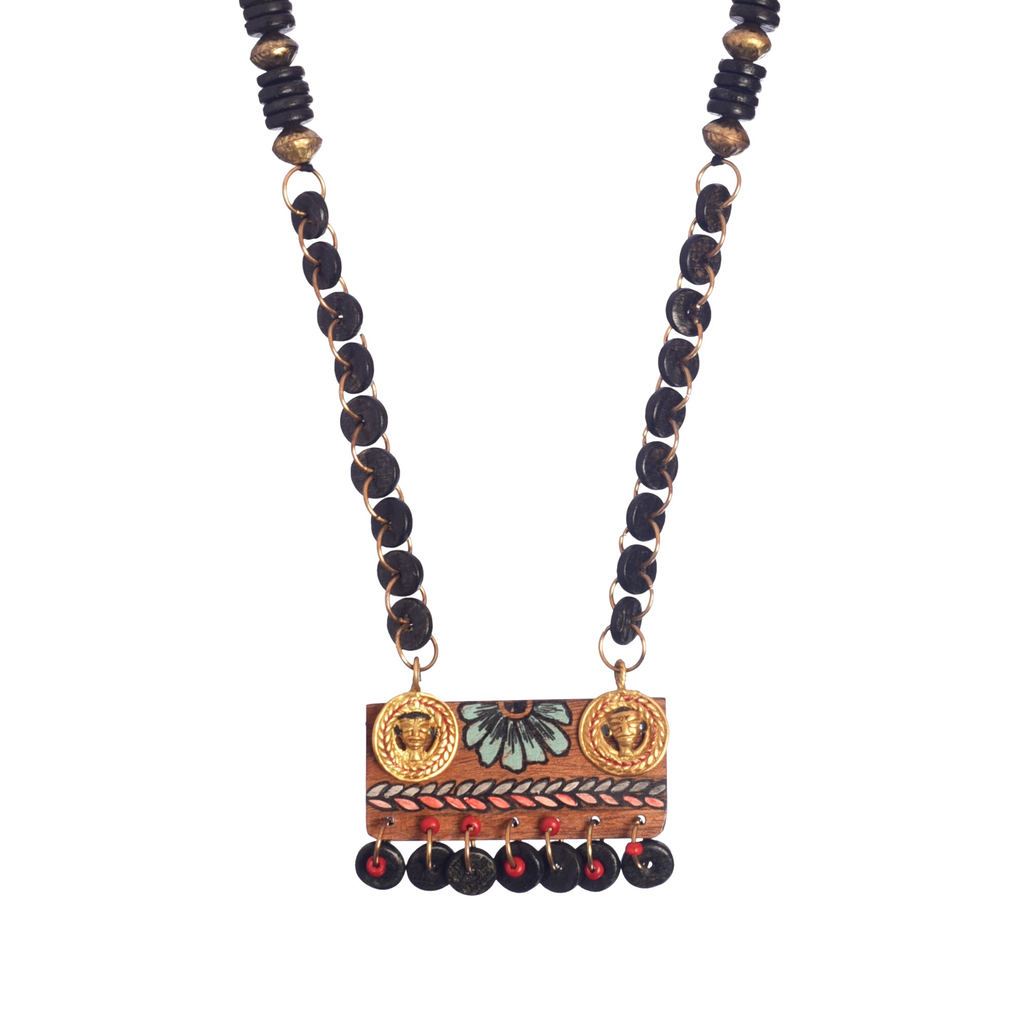 Tana-Mana' Handcrafted Tribal Dhokra Necklace
