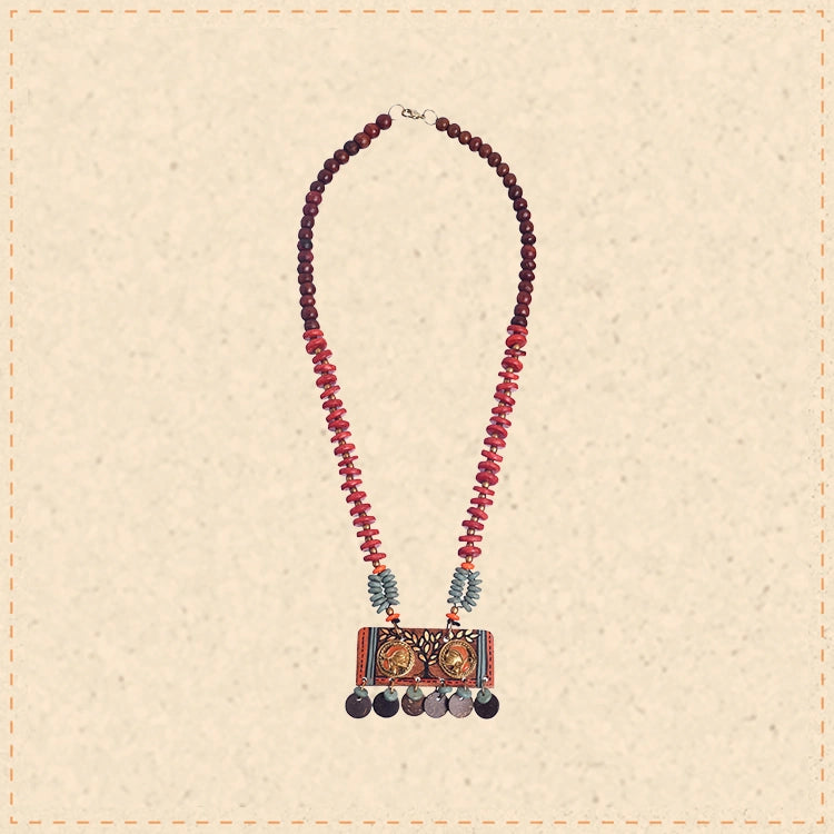The Angels' Handcrafted Tribal Dhokra Necklace