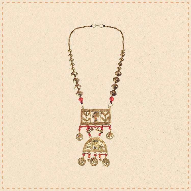 The Empress' Kingdom Handcrafted Necklace (Red)