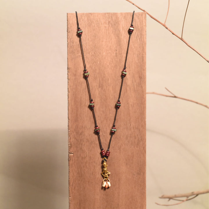 Nomadic Odyssey Amulet Handcrafted Ethnic Necklace