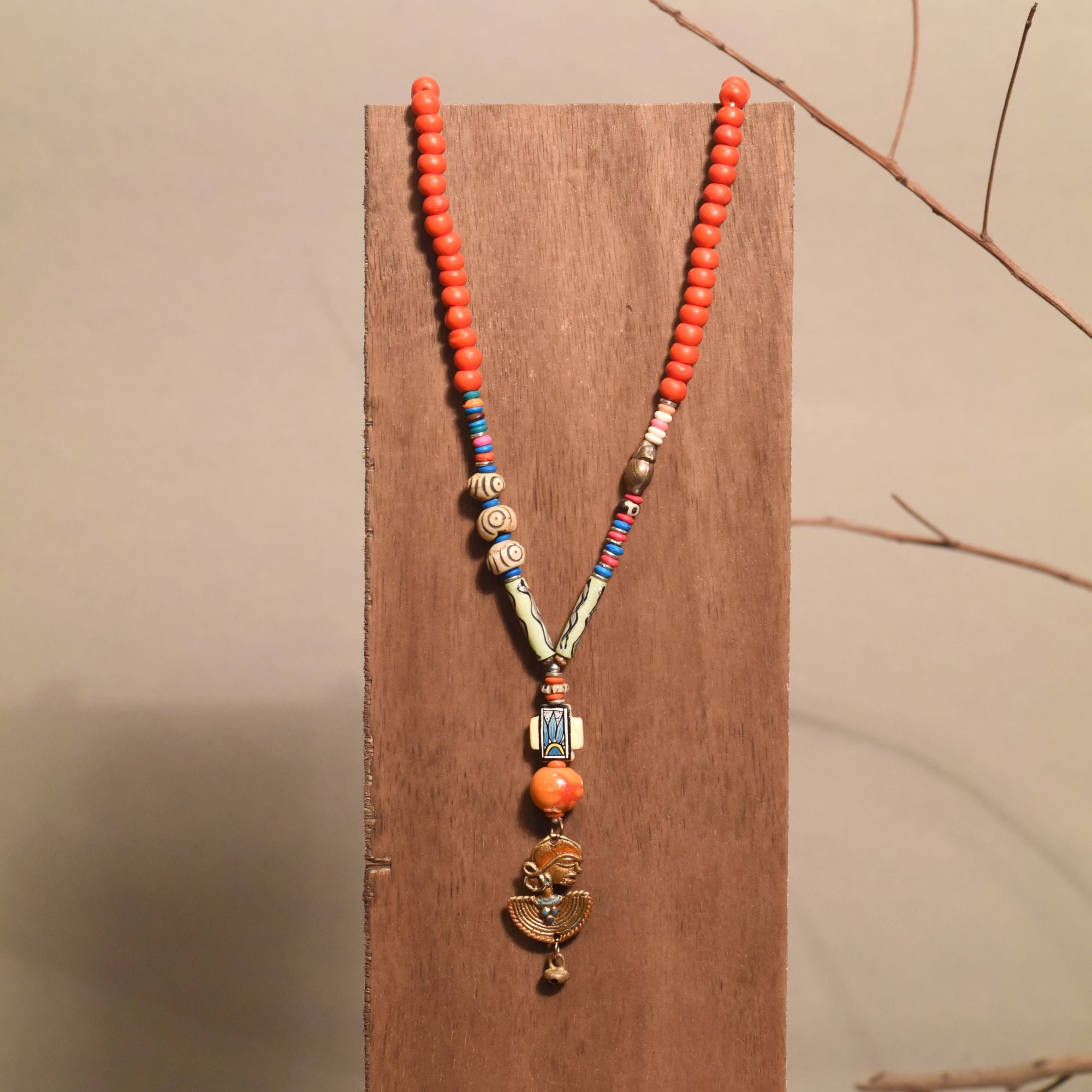 Mystical Moonstone Collar Handcrafted Ethnic Necklace