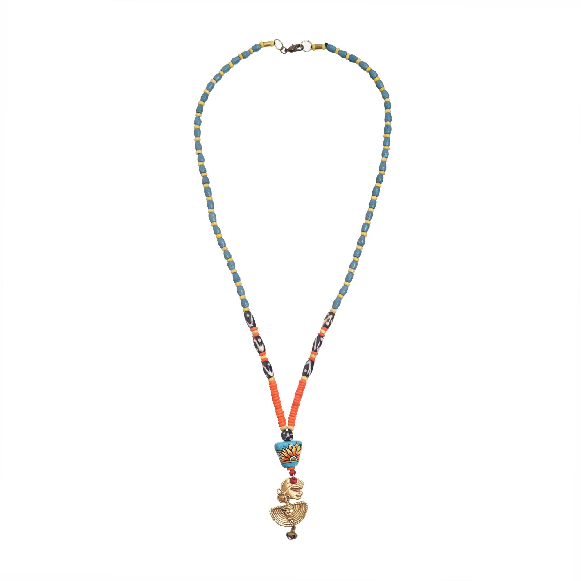 Gypsy Wanderer Talisman Handcrafted Ethnic Necklace