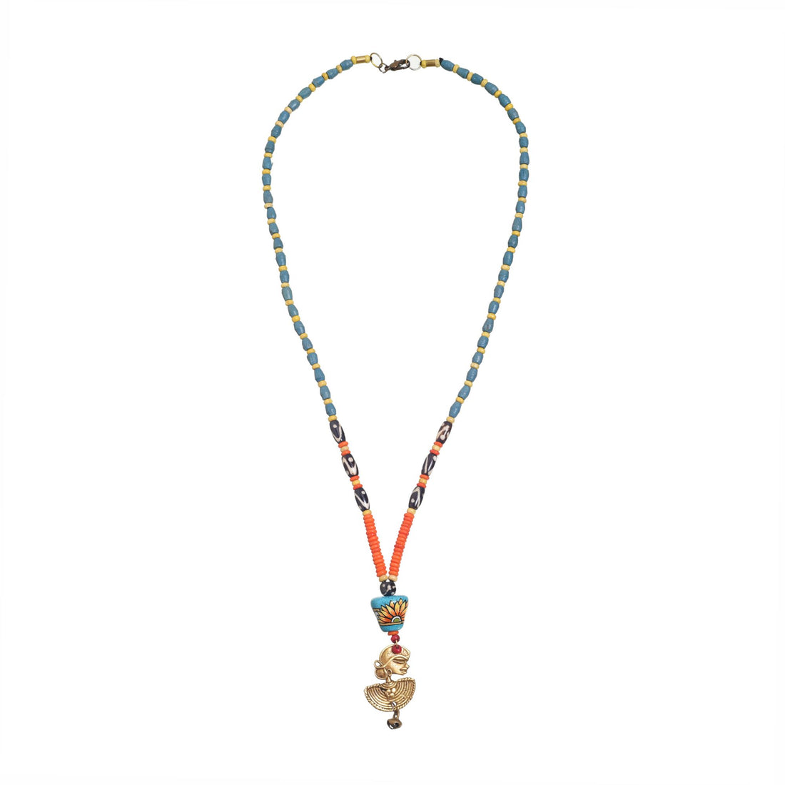 Gypsy Wanderer Talisman Handcrafted Ethnic Necklace