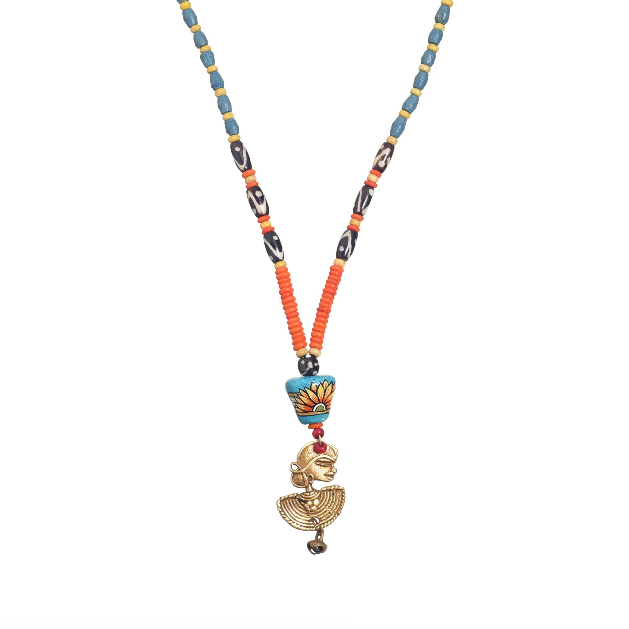 Gypsy Wanderer Talisman Handcrafted Ethnic Necklace