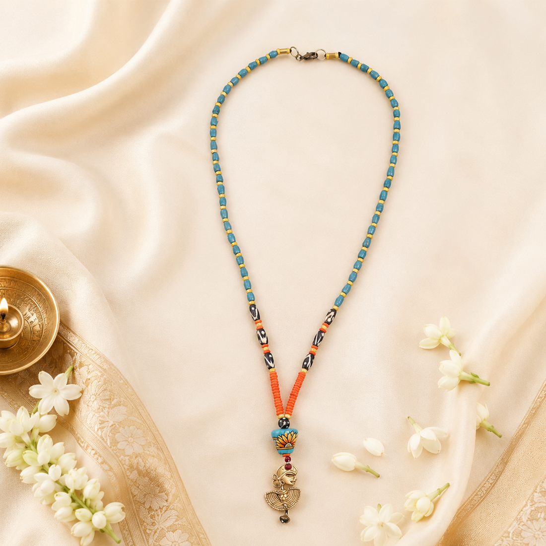 Gypsy Wanderer Talisman Handcrafted Ethnic Necklace