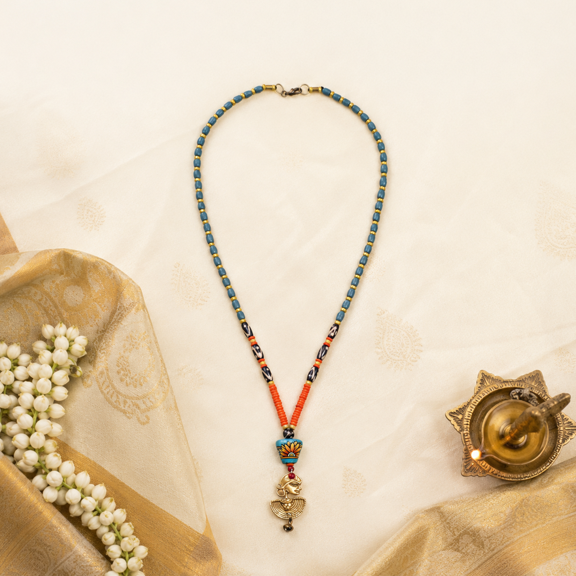 Gypsy Wanderer Talisman Handcrafted Ethnic Necklace