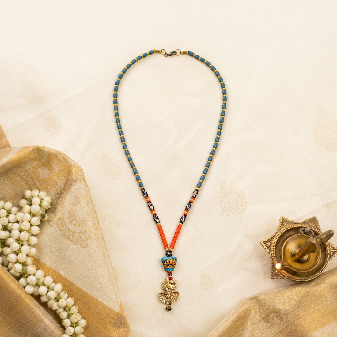 Gypsy Wanderer Talisman Handcrafted Ethnic Necklace