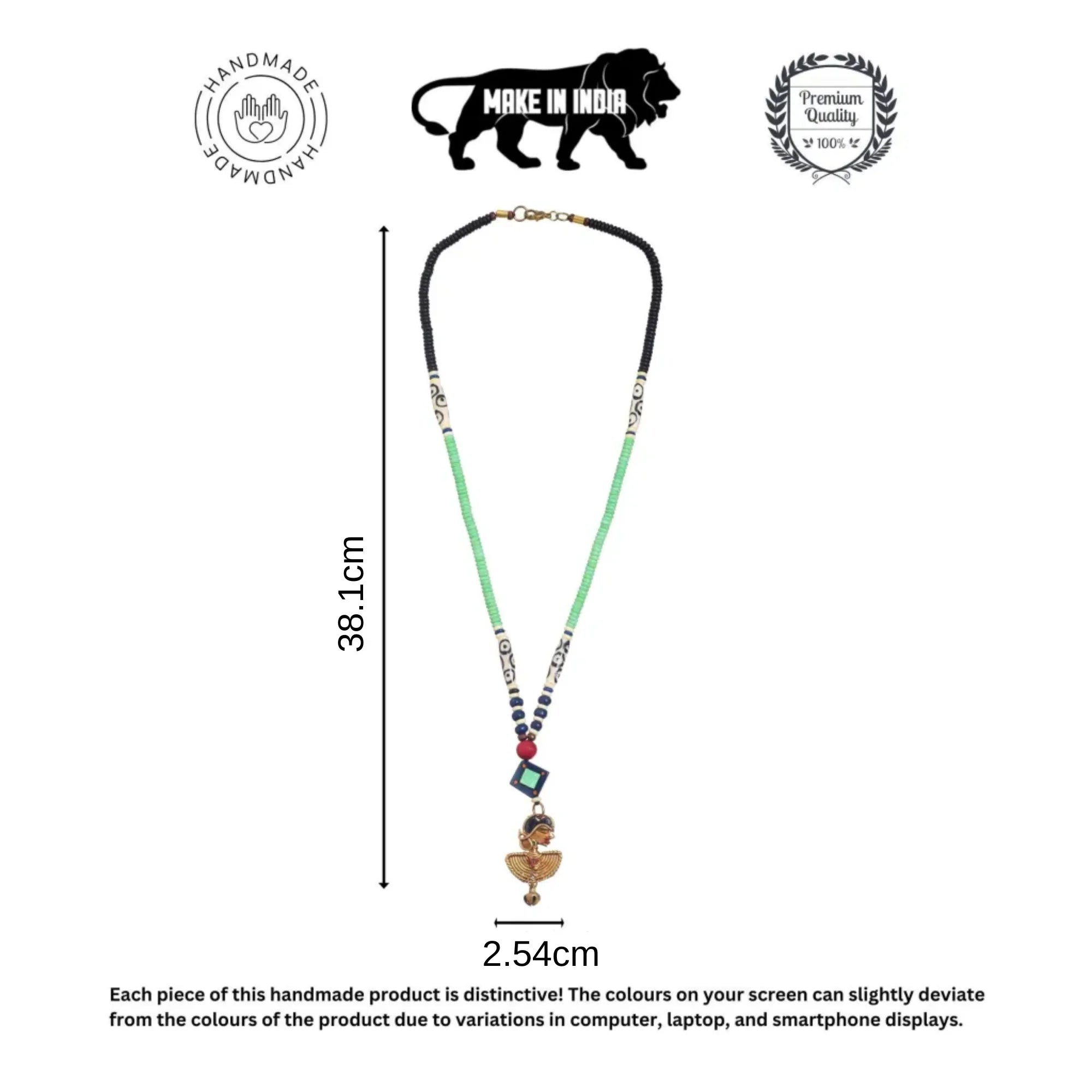 Vibrant Carnival Festoon Handcrafted Ethnic Necklace