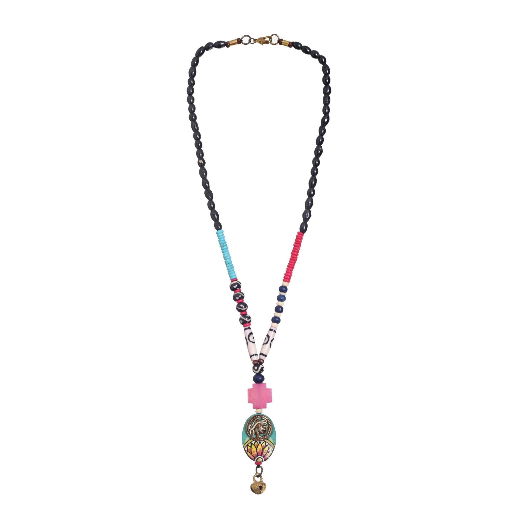 Folkloric Floral  Handcrafted Ethnic Necklace