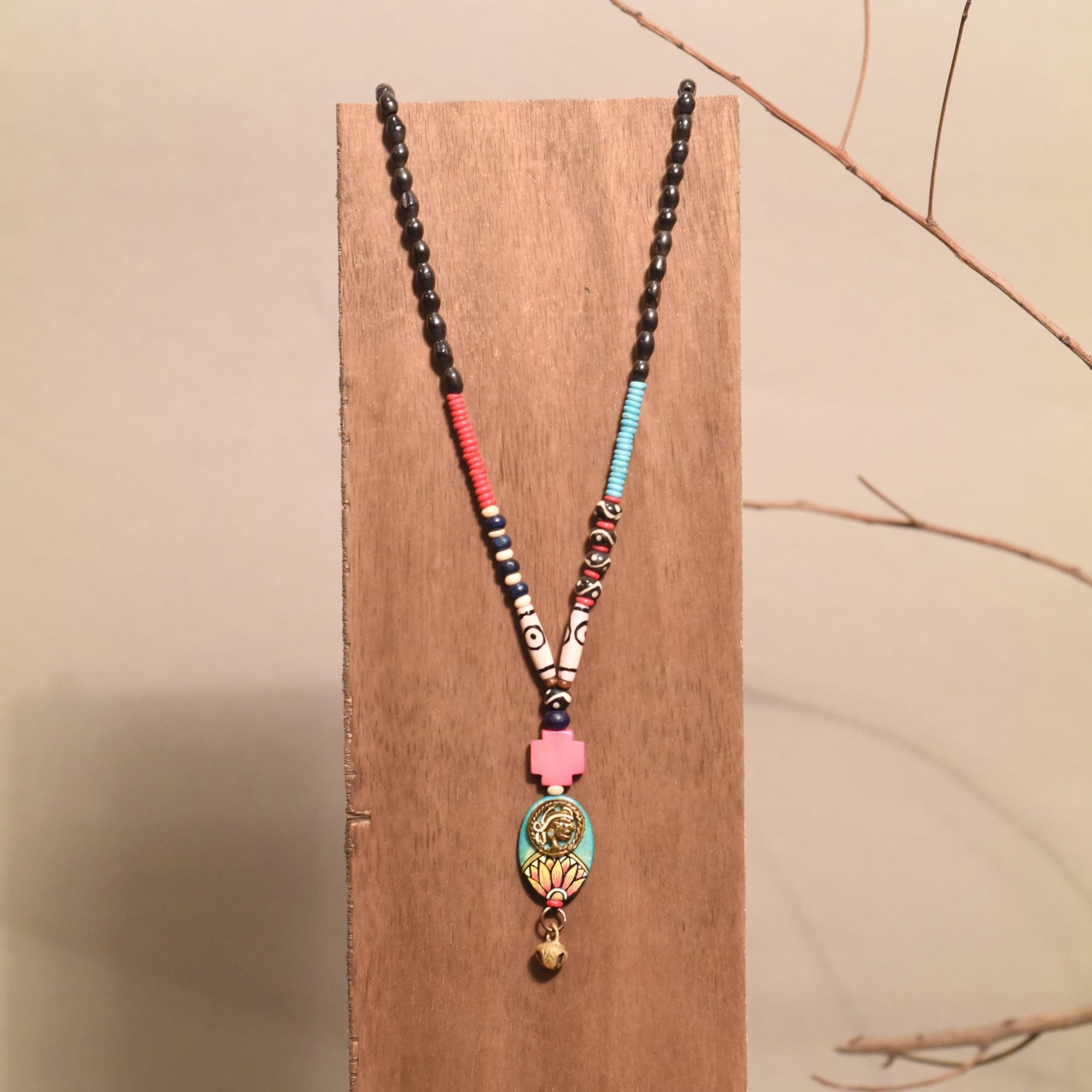 Folkloric Floral  Handcrafted Ethnic Necklace