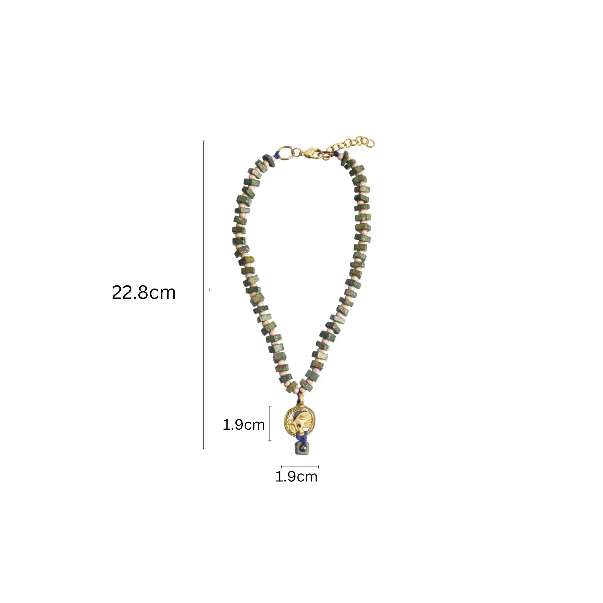 The Olive Queen Handcrafted Tribal Necklace