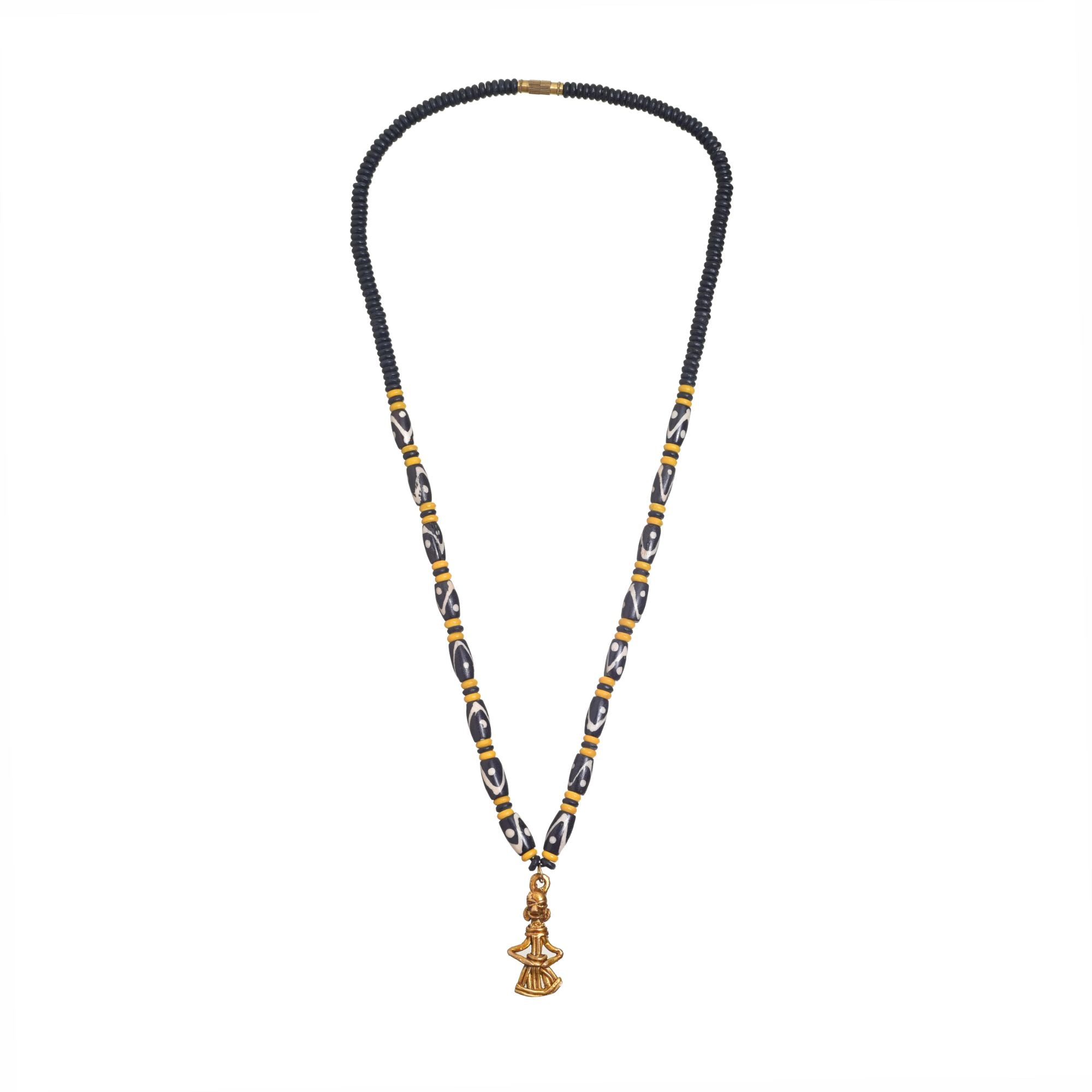 Sunlit Meadow Medallion Handcrafted Ethnic Necklace