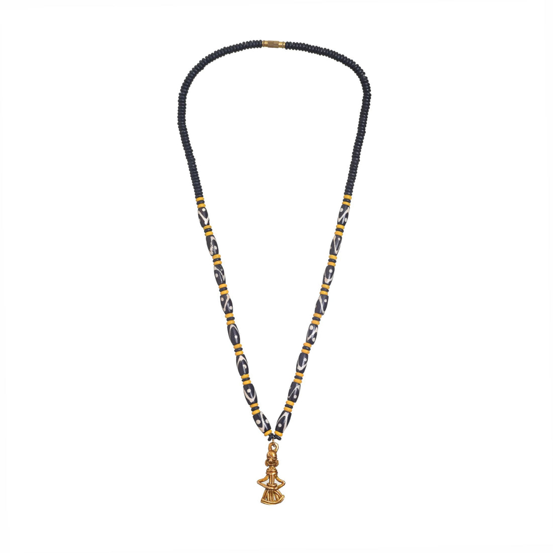 Sunlit Meadow Medallion Handcrafted Ethnic Necklace