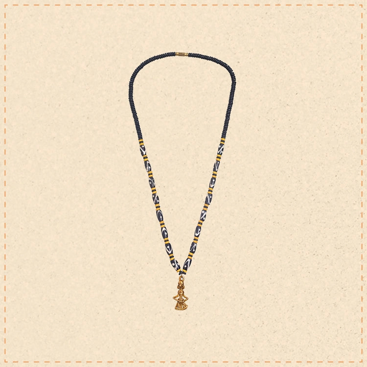 Sunlit Meadow Medallion Handcrafted Ethnic Necklace