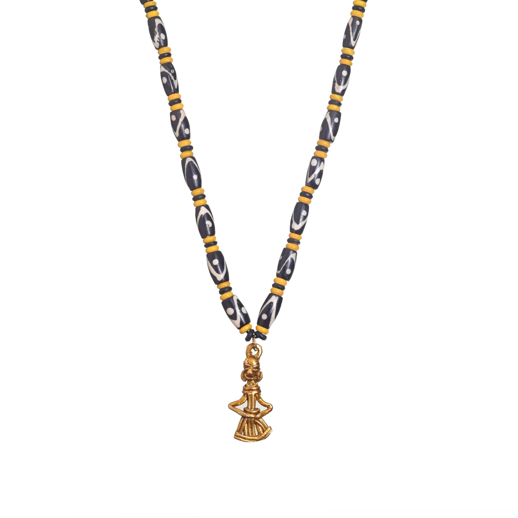 Sunlit Meadow Medallion Handcrafted Ethnic Necklace