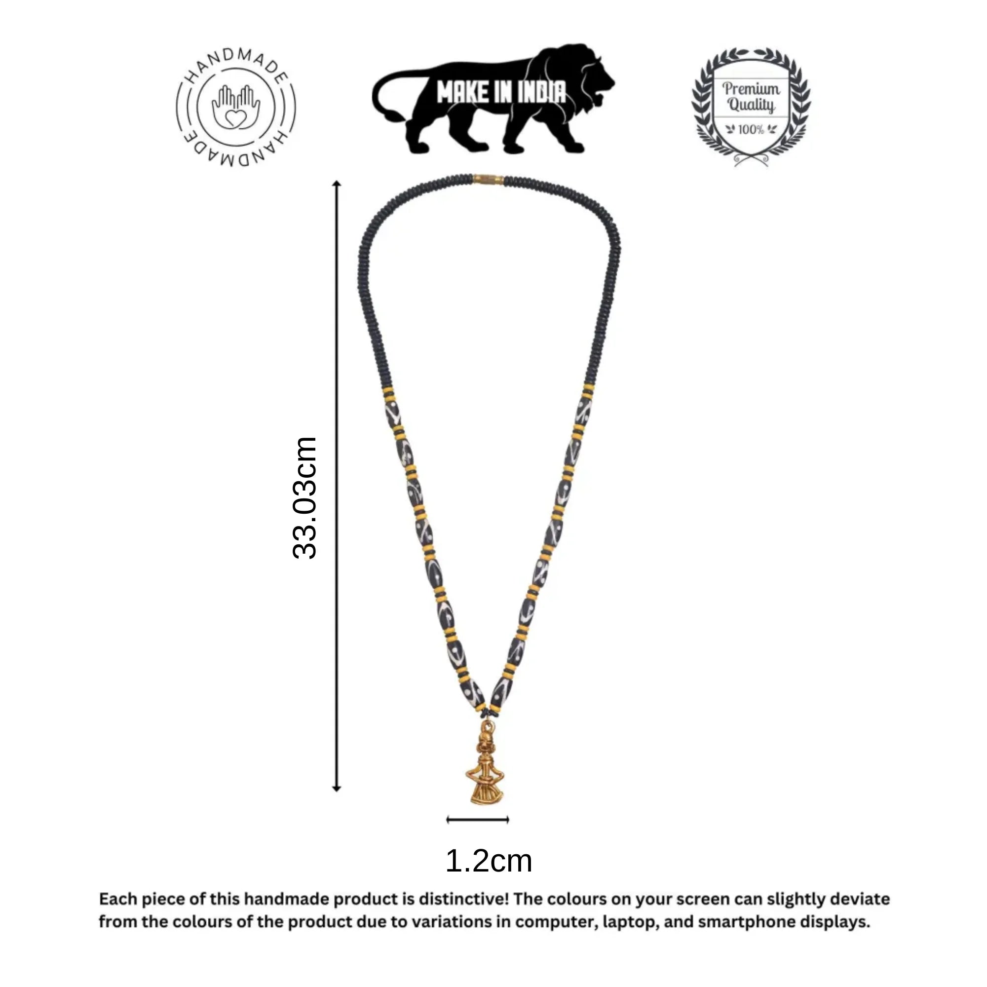 Sunlit Meadow Medallion Handcrafted Ethnic Necklace