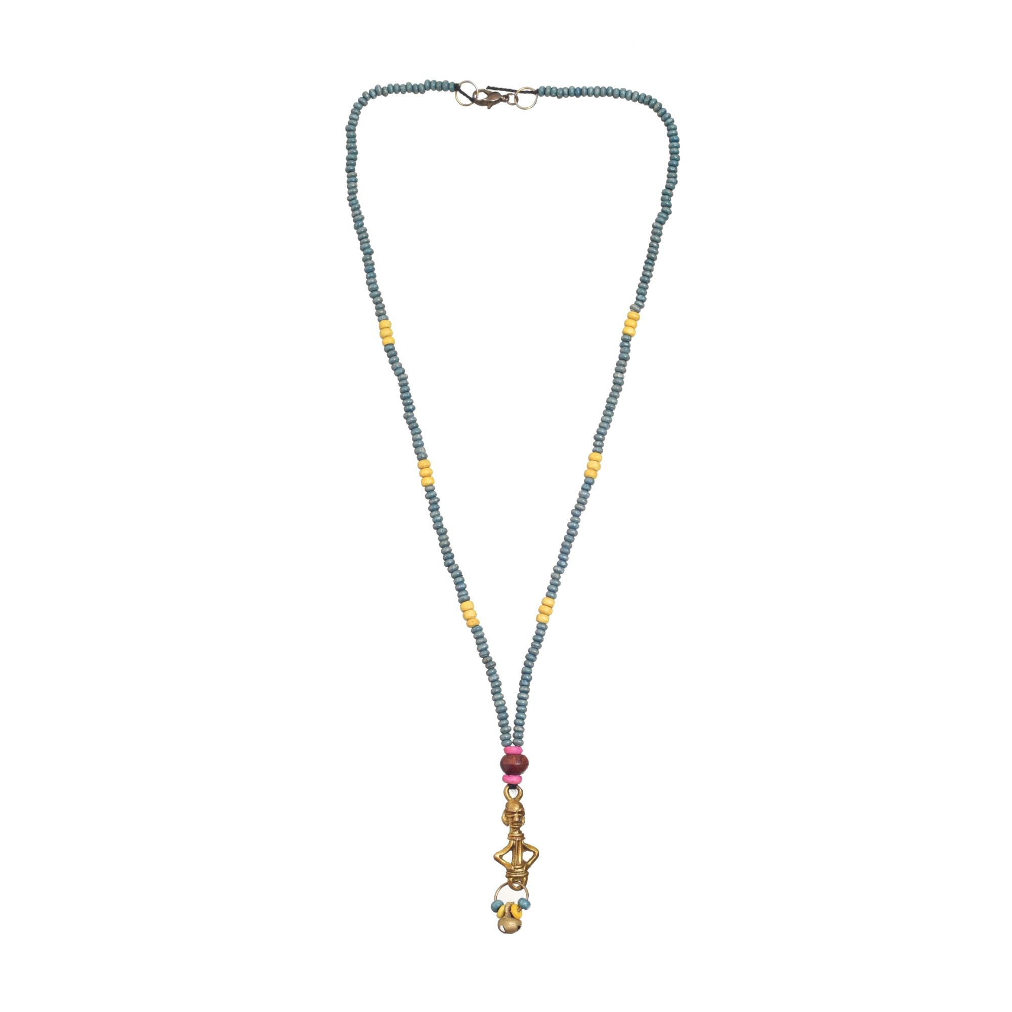 Fiesta Of Colors Pendant Handcrafted Ethnic Necklace