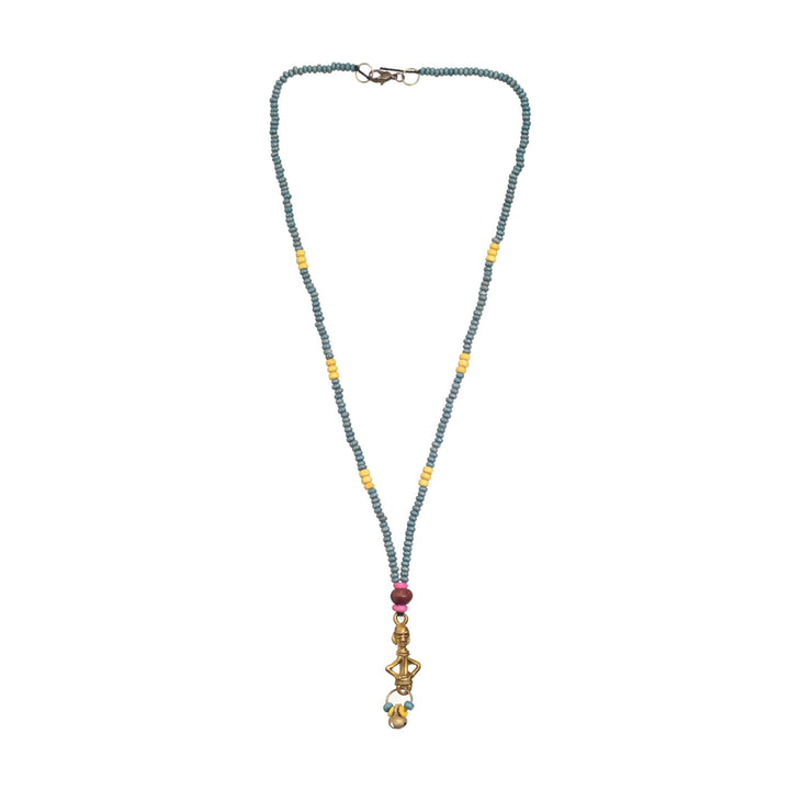 Fiesta Of Colors Pendant Handcrafted Ethnic Necklace