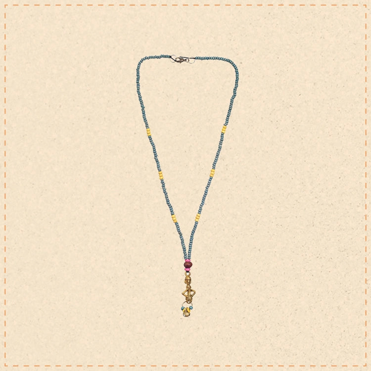 Fiesta Of Colors Pendant Handcrafted Ethnic Necklace