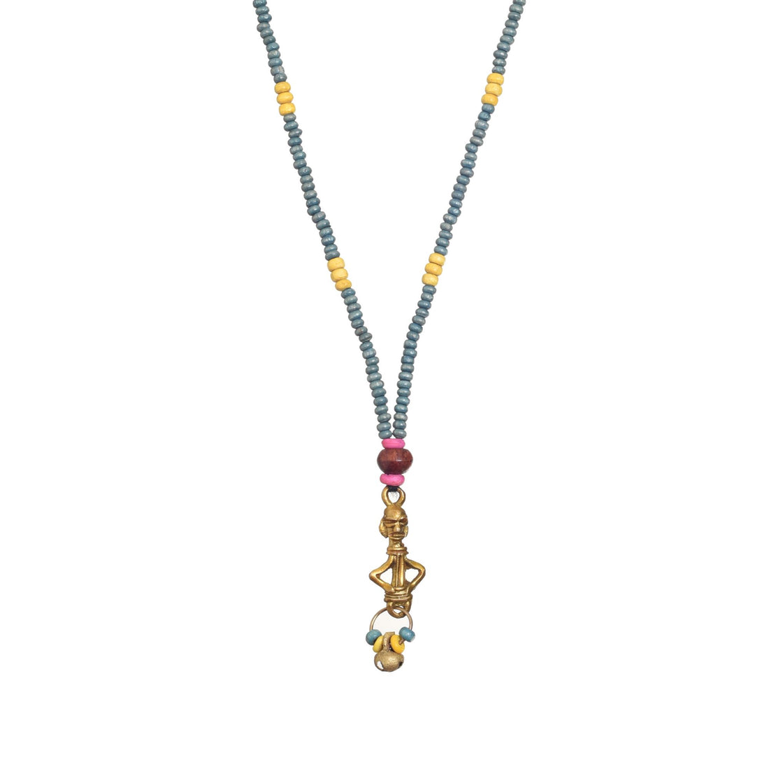Fiesta Of Colors Pendant Handcrafted Ethnic Necklace