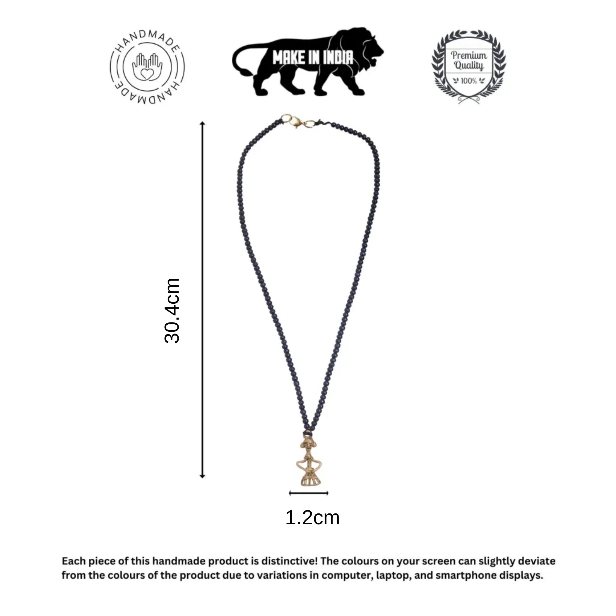 Boho Mandala Harmony  Handcrafted Ethnic Necklace