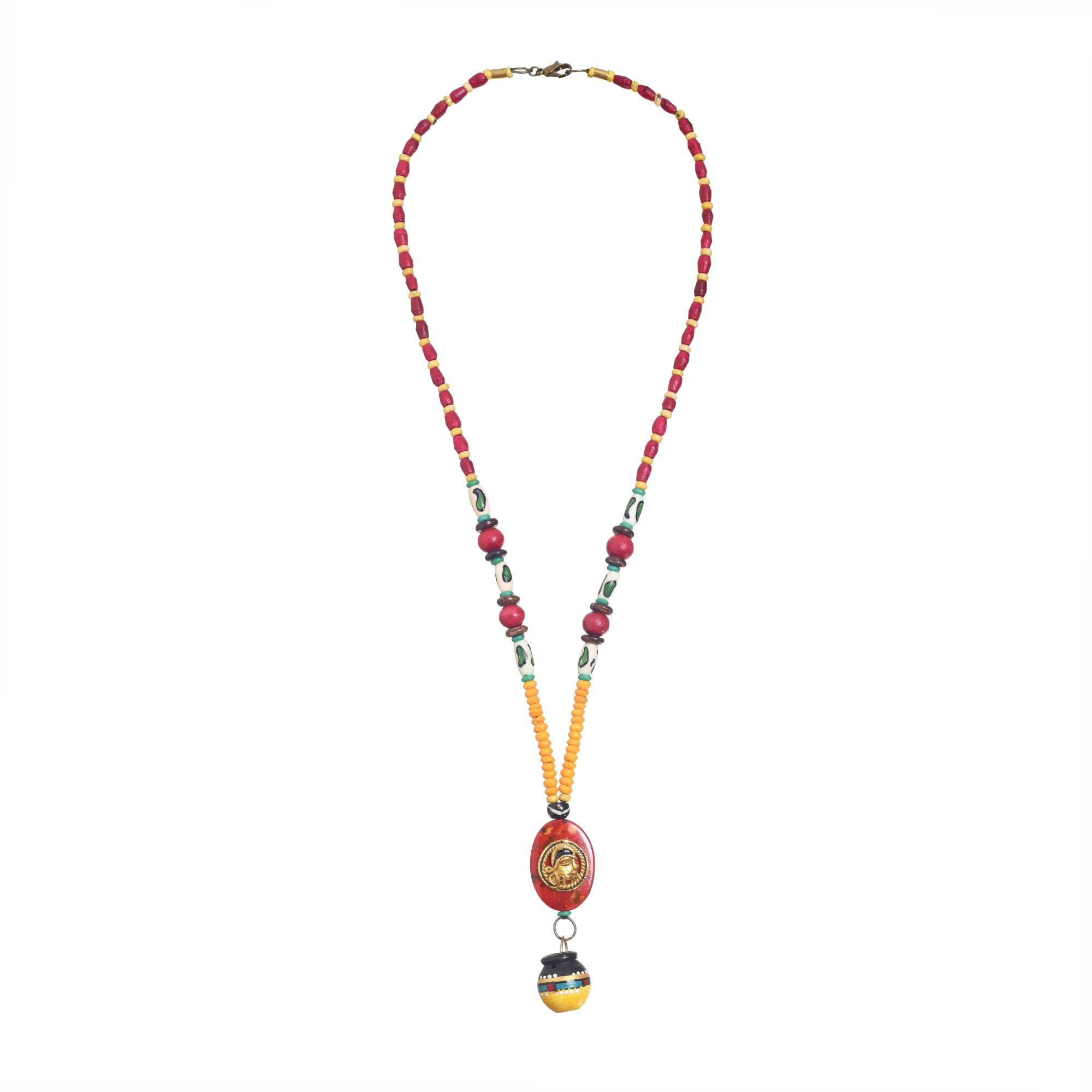 Carnival Colorburst  Handcrafted Ethnic Necklace