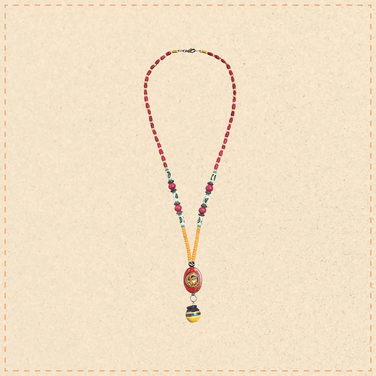 Carnival Colorburst  Handcrafted Ethnic Necklace