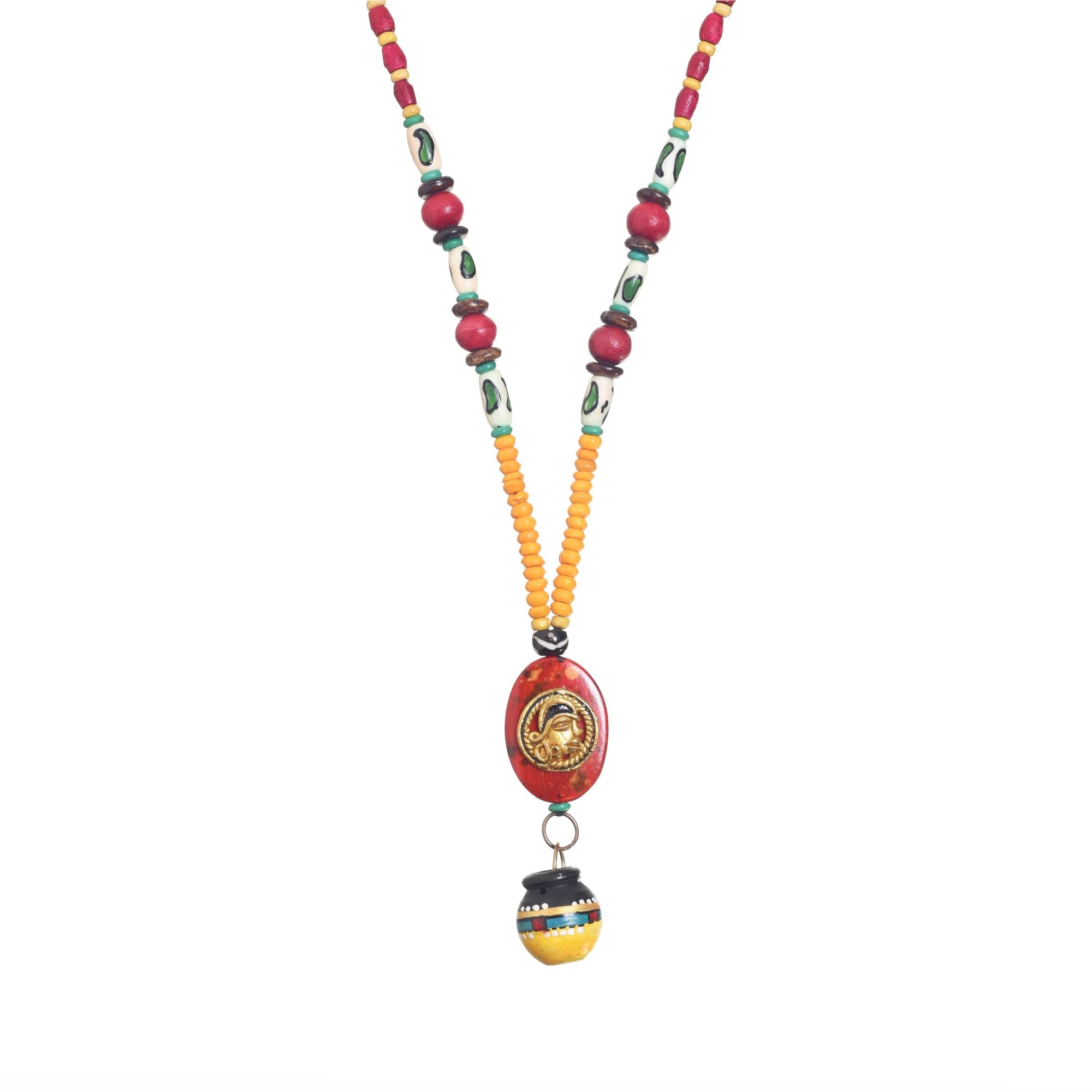 Carnival Colorburst  Handcrafted Ethnic Necklace