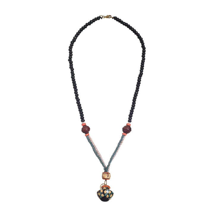 Sunlit Blossoms Pendant Handcrafted Ethnic Necklace
