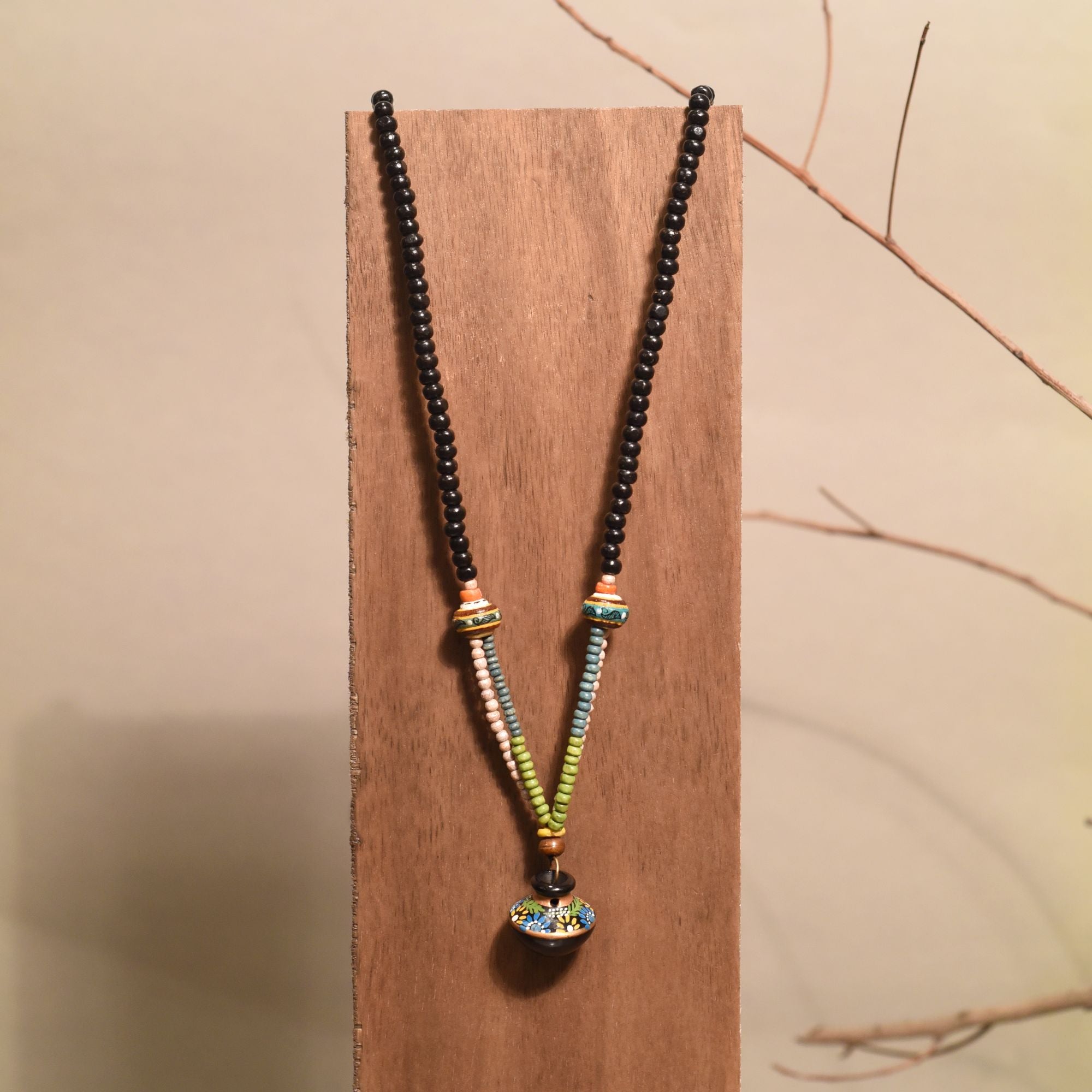 Gypsy Moonstone Collar Handcrafted Ethnic Necklace