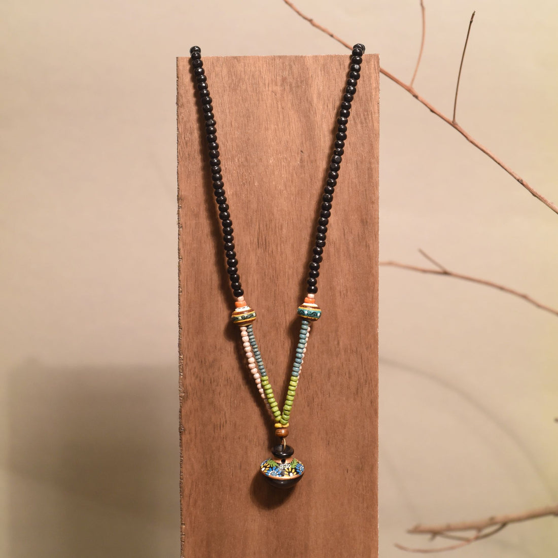Gypsy Moonstone Collar Handcrafted Ethnic Necklace