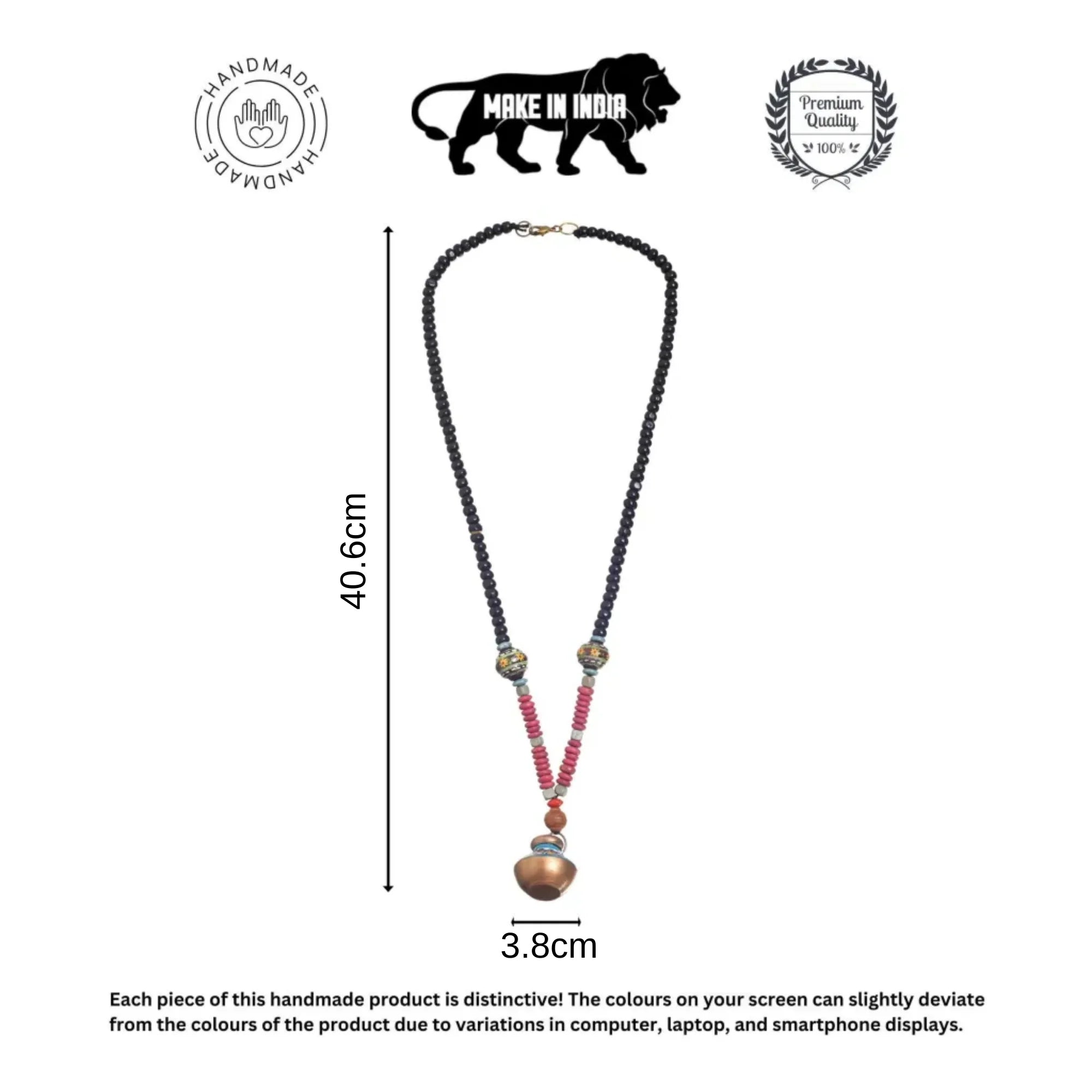 Enchanted Festival Talisman Handcrafted Ethnic Necklace