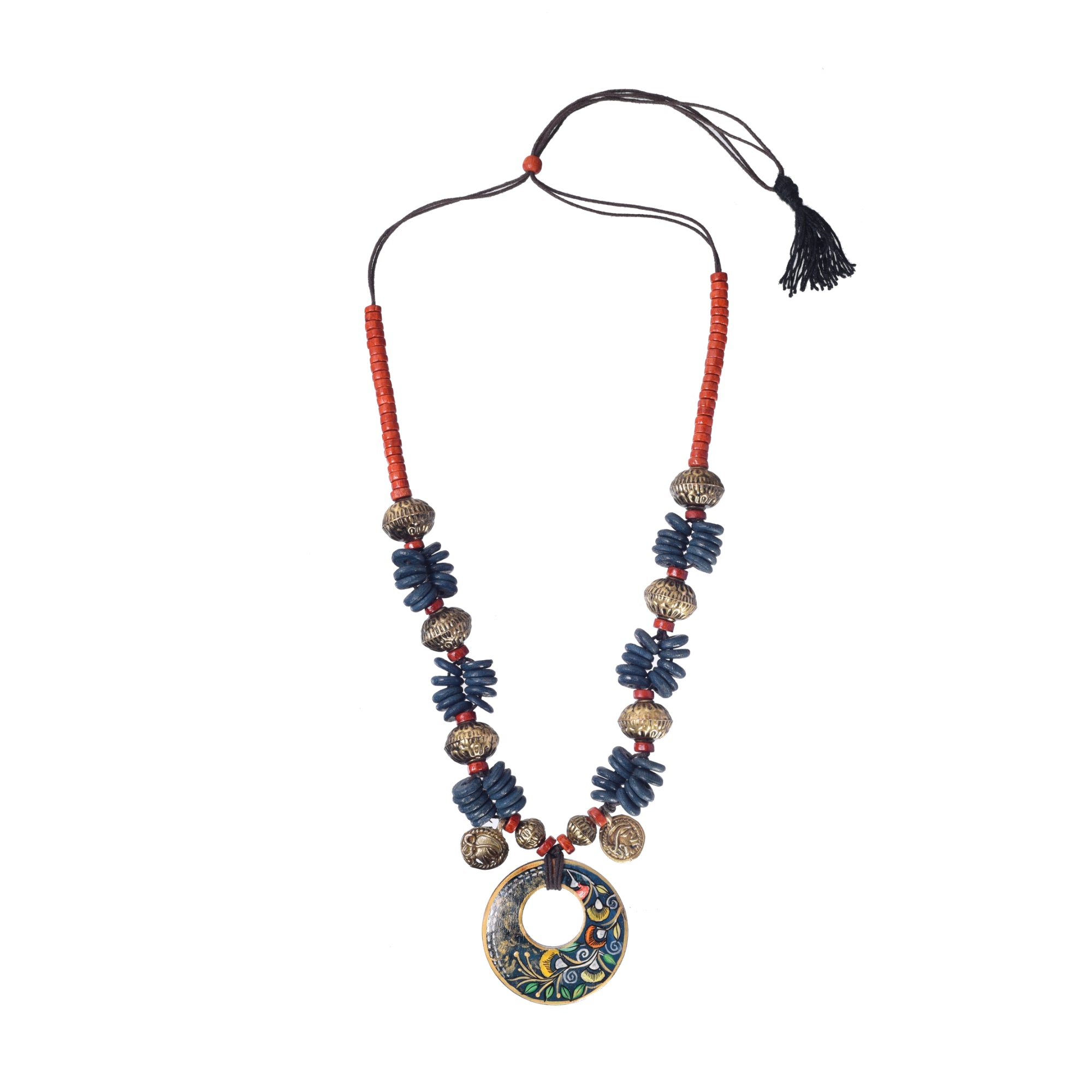 Blue Petal Blossom Necklace