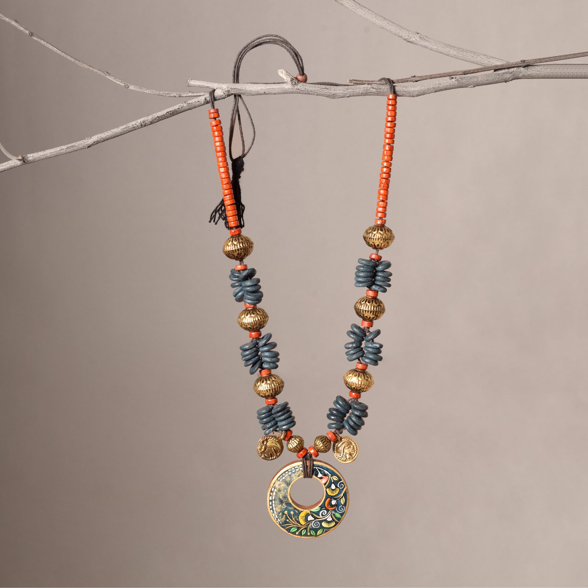 Blue Petal Blossom Necklace