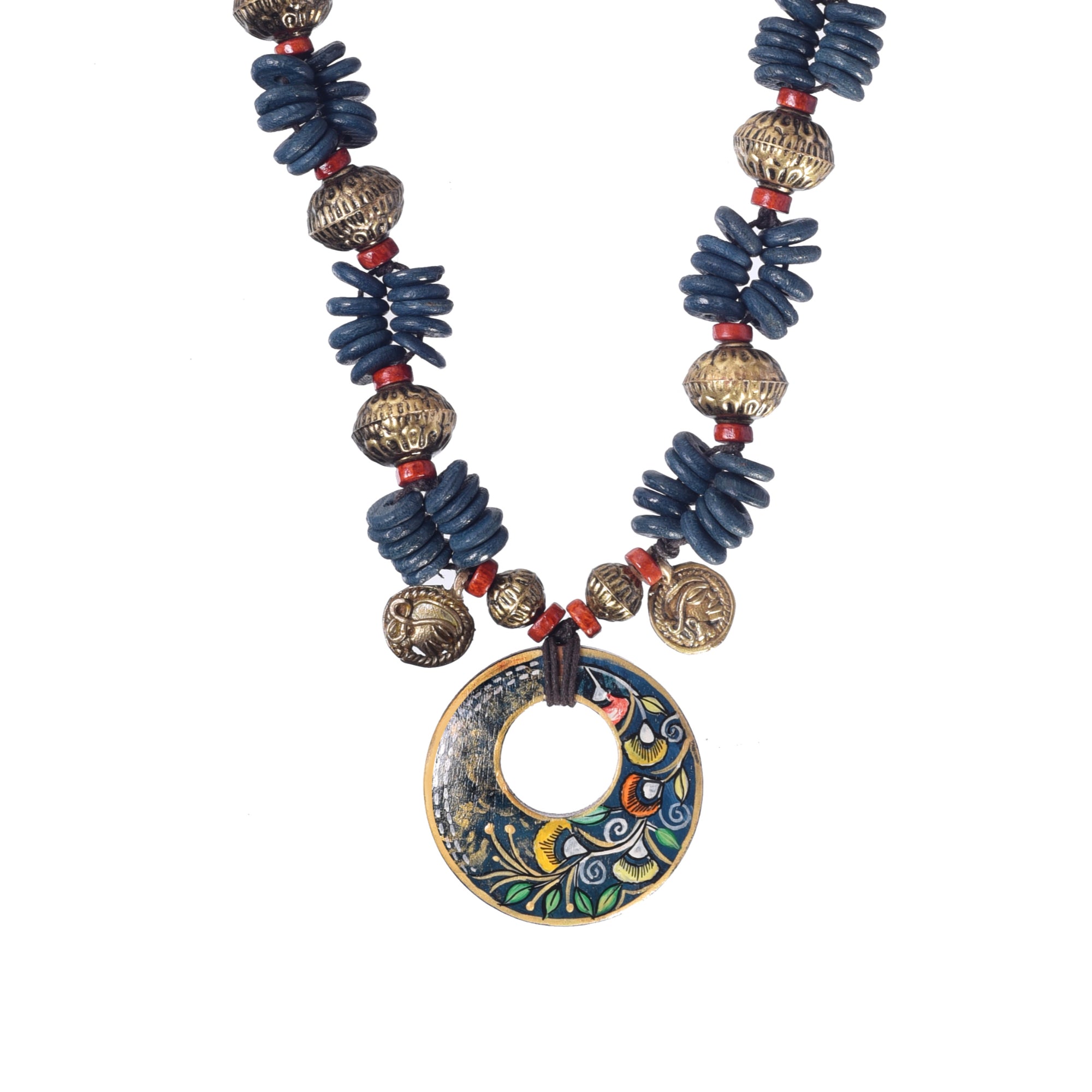 Blue Petal Blossom Necklace