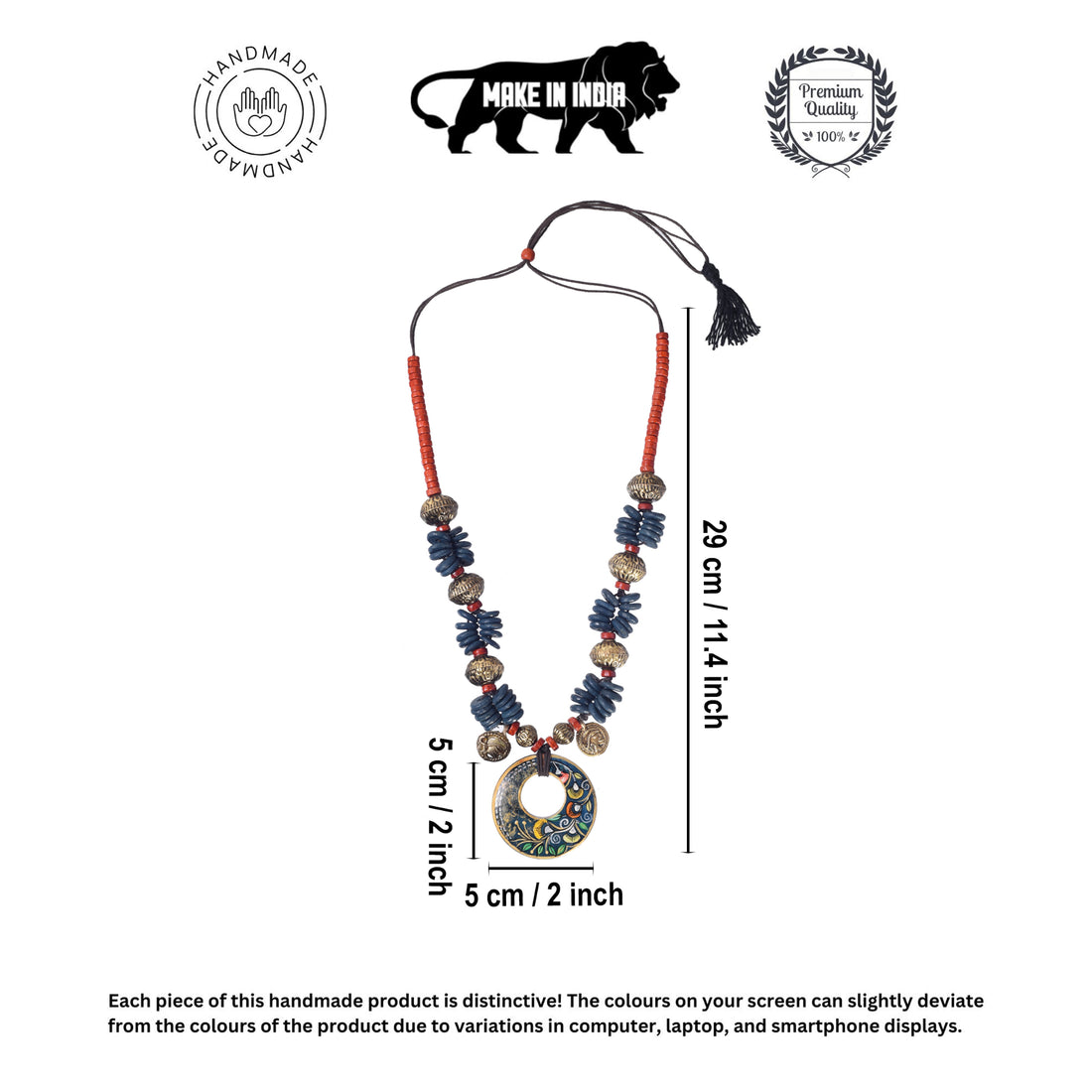 Blue Petal Blossom Necklace