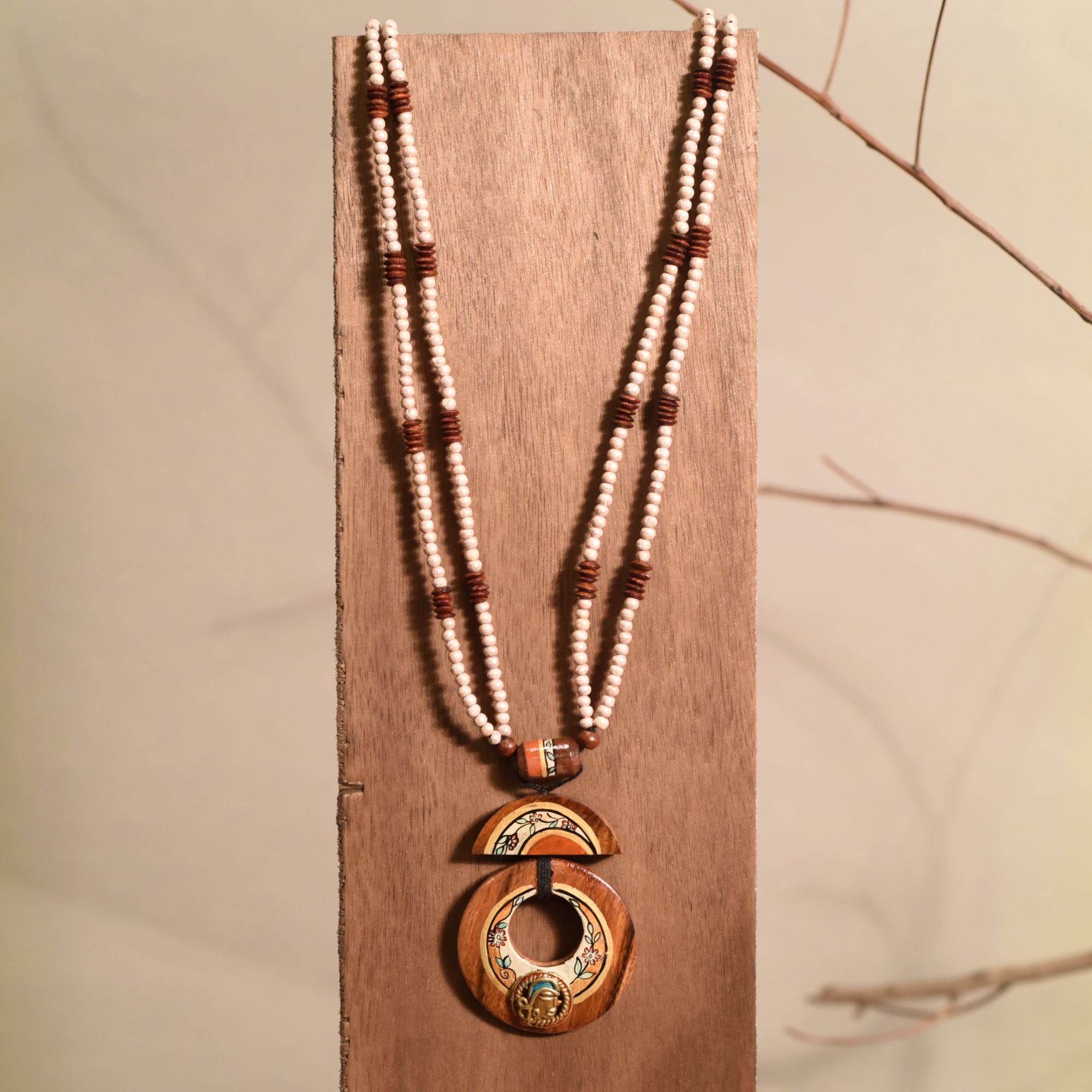 Vibrant Festival Collar Handcrafted Ethnic Necklace