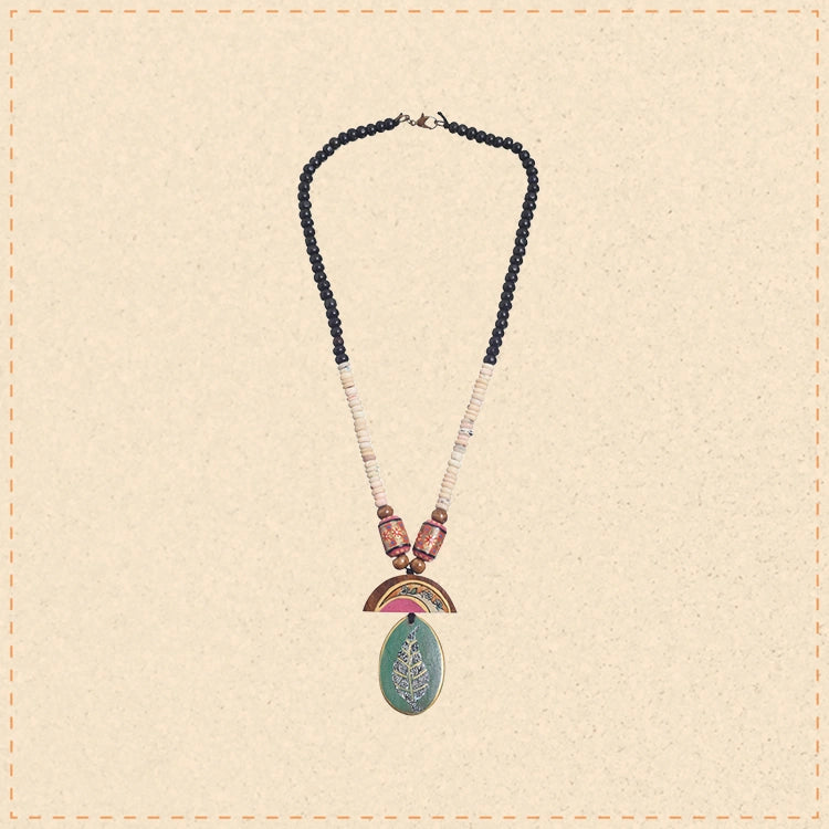 Serene Henna Charms Handcrafted Ethnic Necklace