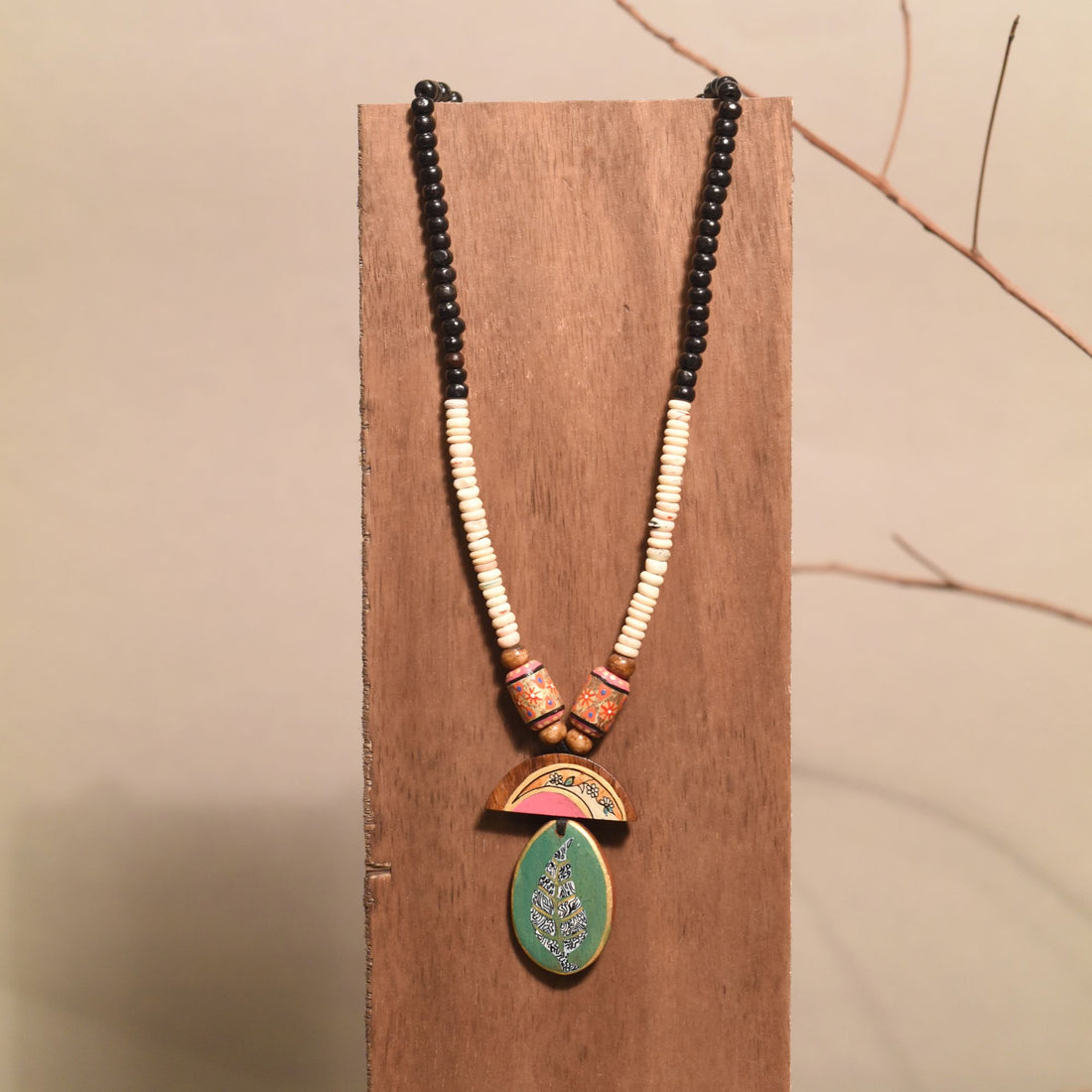 Serene Henna Charms Handcrafted Ethnic Necklace