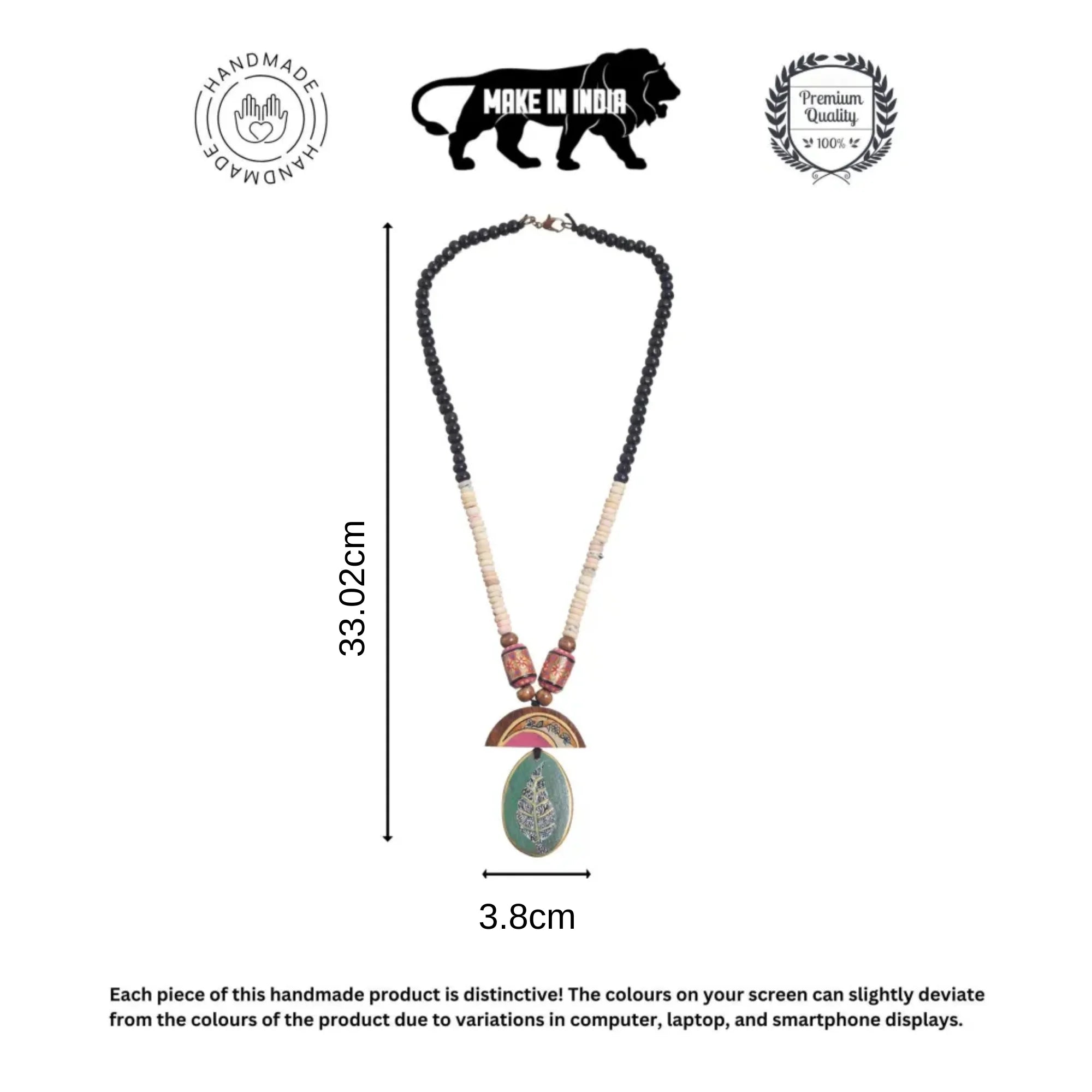 Serene Henna Charms Handcrafted Ethnic Necklace