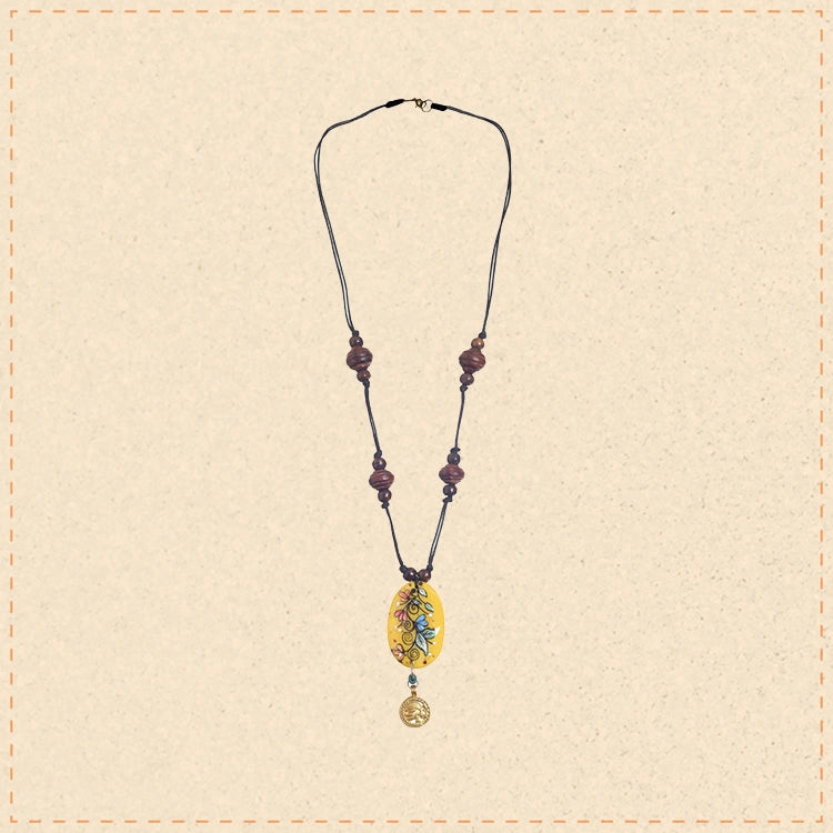Ethnic Tapestry Collar Handcrafted Ethnic Necklace