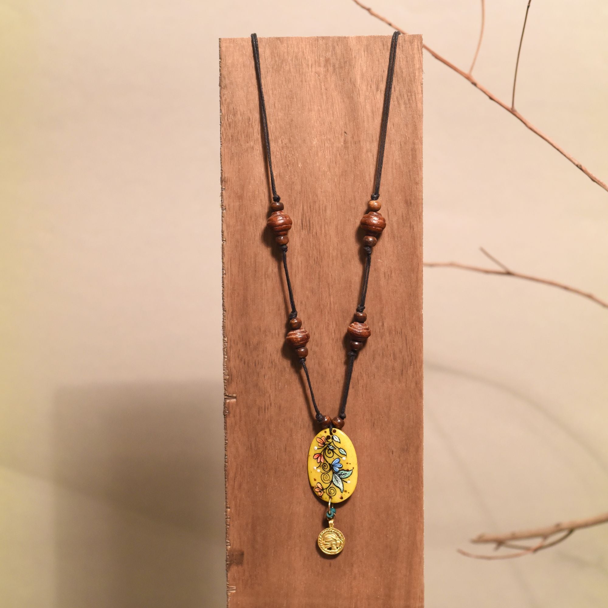 Ethnic Tapestry Collar Handcrafted Ethnic Necklace