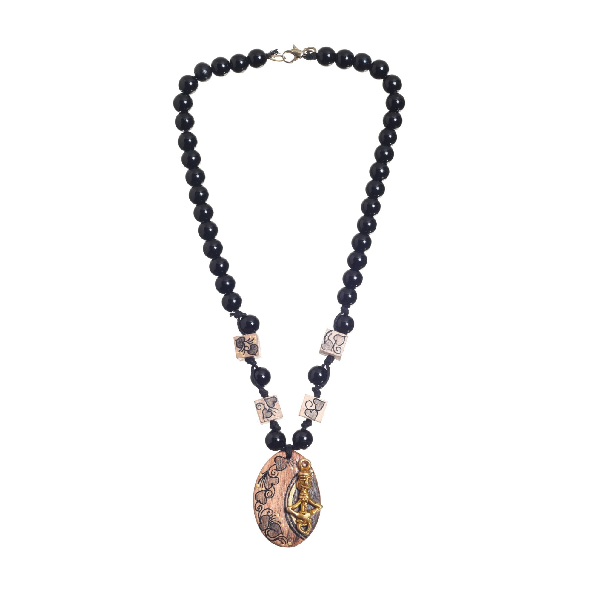 Mystic Moonstone Amulet Handcrafted Ethnic Necklace