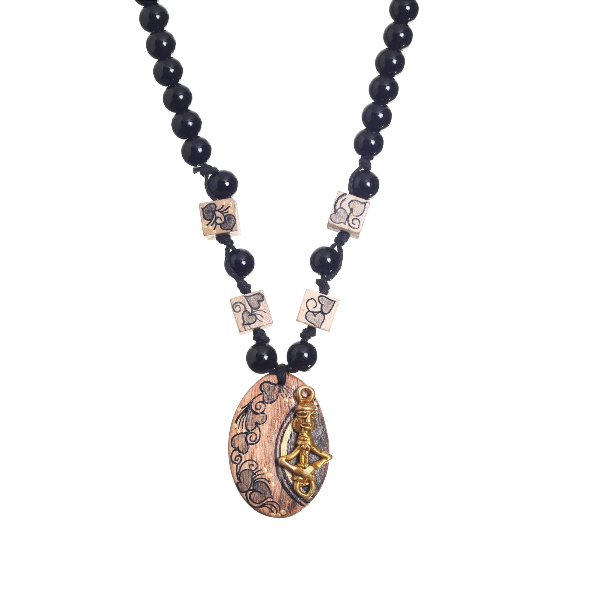 Mystic Moonstone Amulet Handcrafted Ethnic Necklace