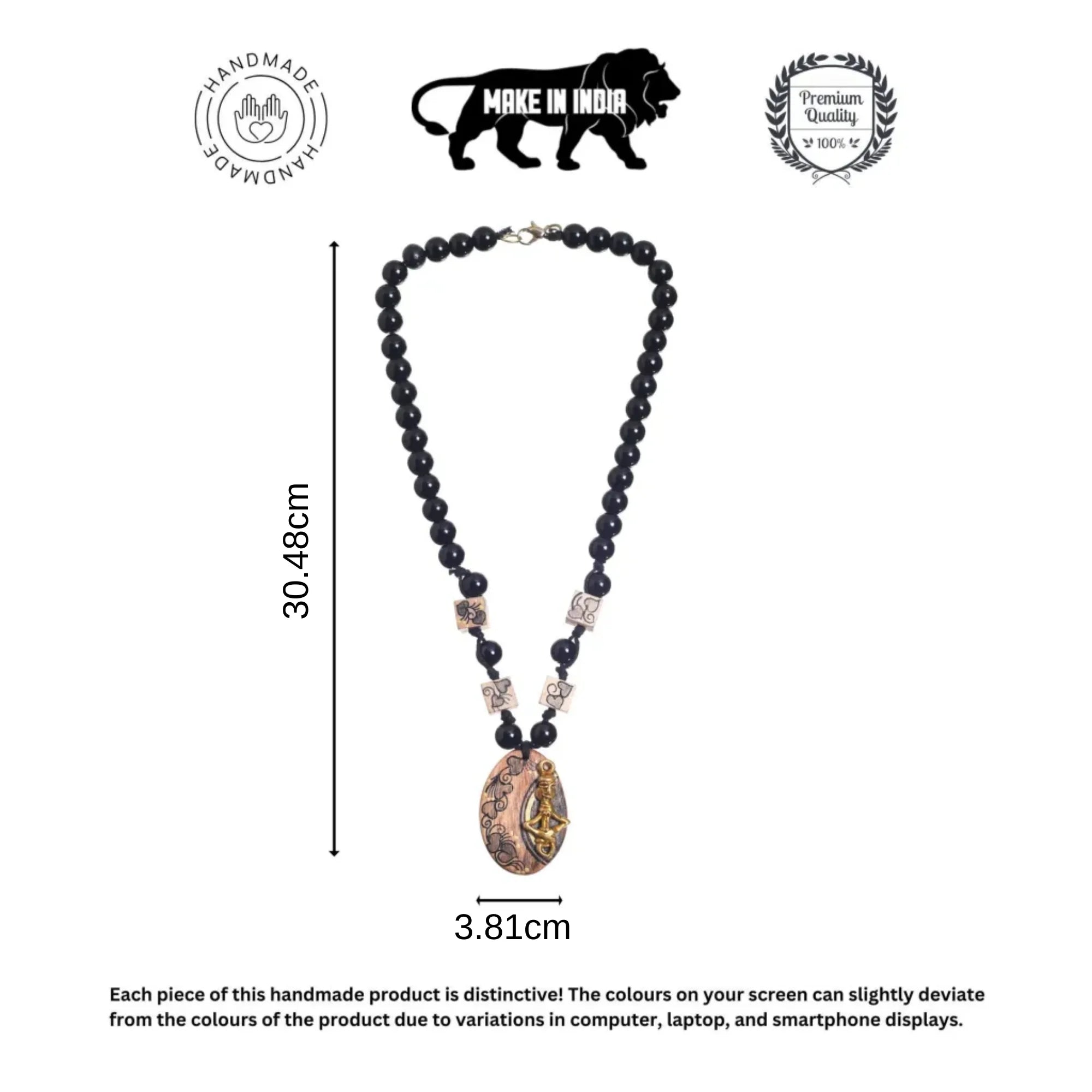 Mystic Moonstone Amulet Handcrafted Ethnic Necklace