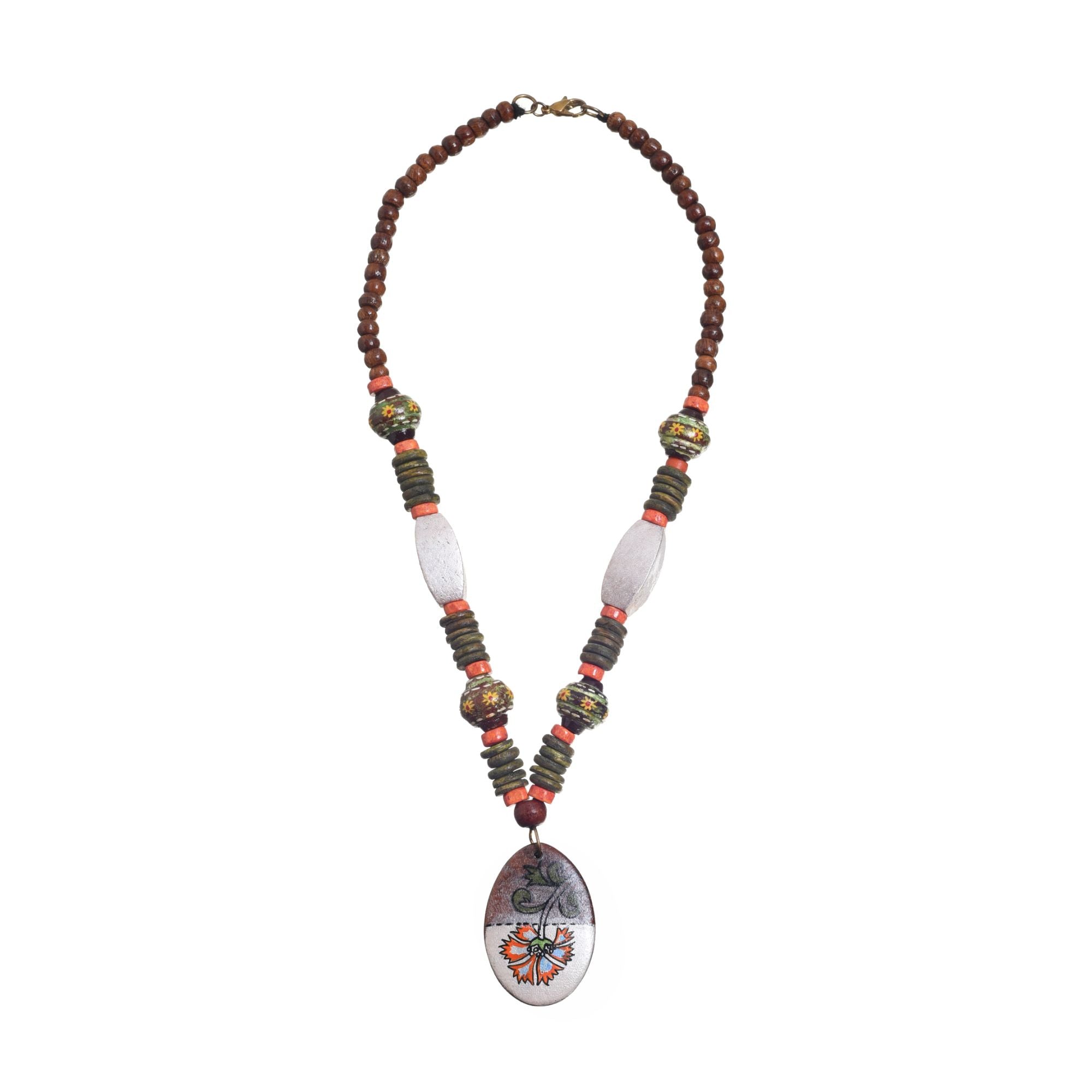Folkloric Fantasy  Handcrafted Ethnic Necklace