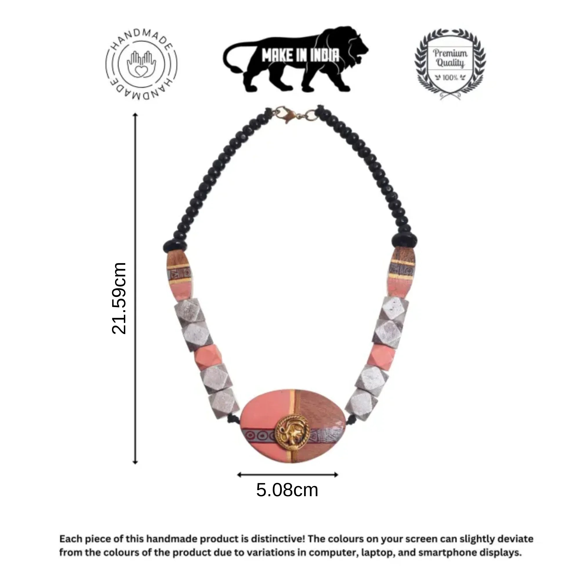 Holi Hues Festoon Necklace Handcrafted Ethnic Necklace