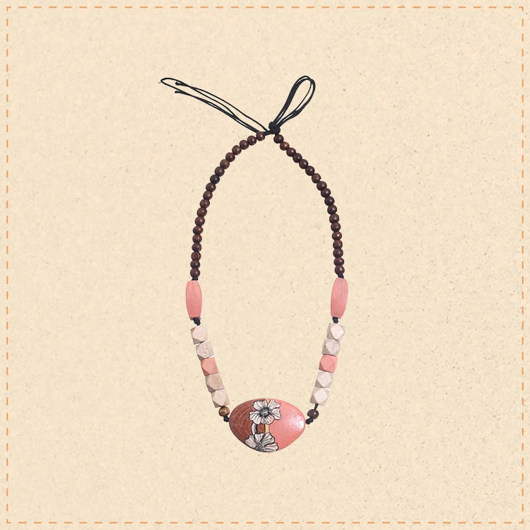 Artisanal Sunburst Medallion Handcrafted Ethnic Necklace
