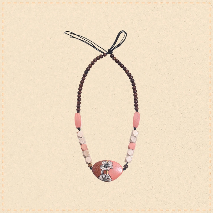 Artisanal Sunburst Medallion Handcrafted Ethnic Necklace
