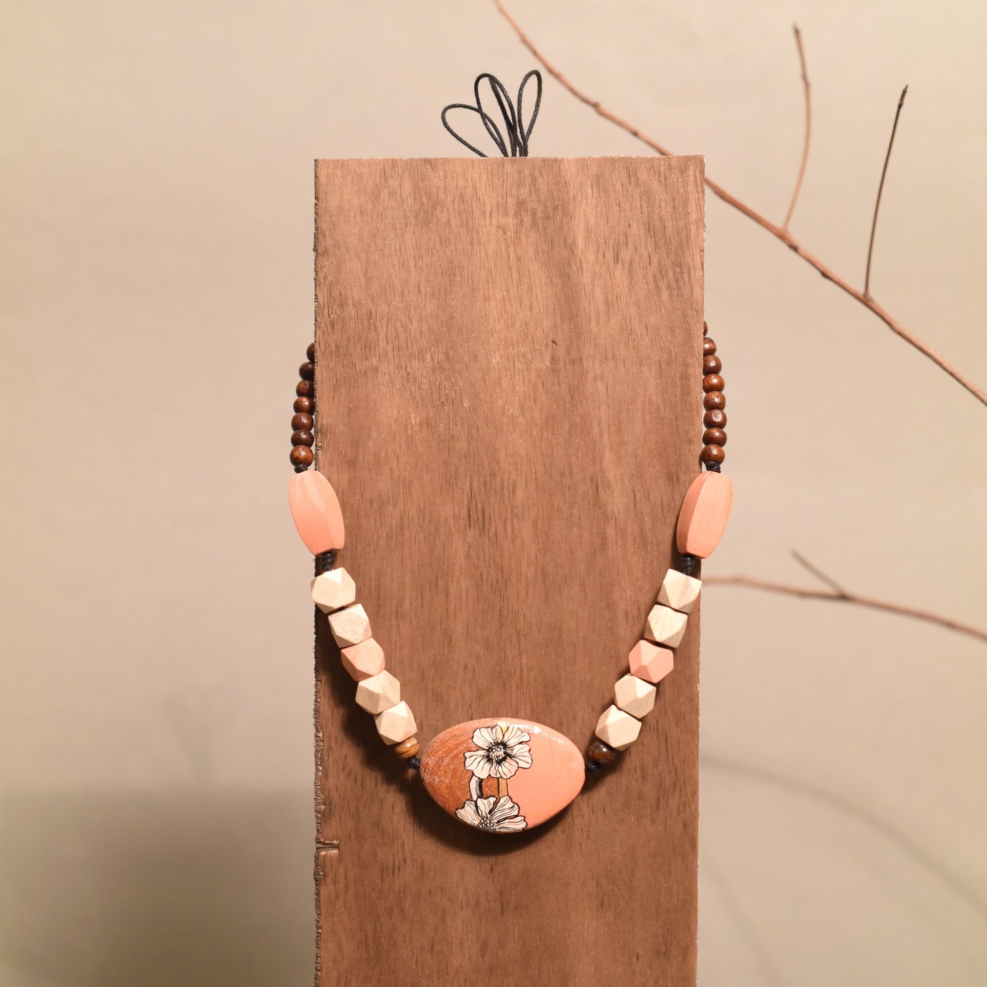 Artisanal Sunburst Medallion Handcrafted Ethnic Necklace